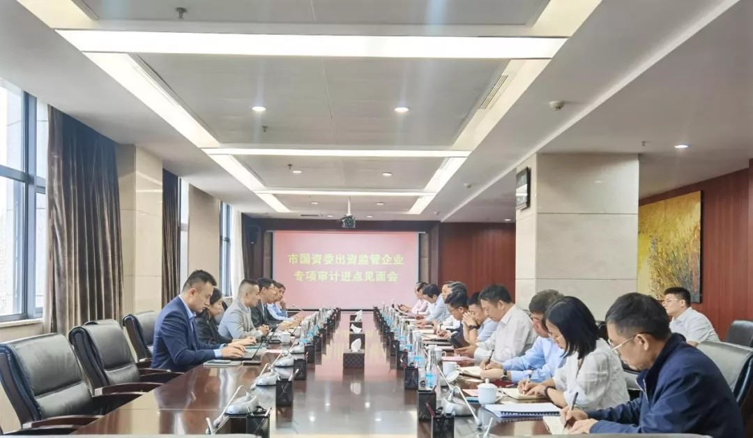 涂建平、章勇參加市國資委出資監管企業(yè)專(zhuān)項審計進(jìn)點(diǎn)見(jiàn)面會(huì )